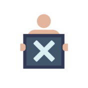 Icon of disease not showing on X-ray