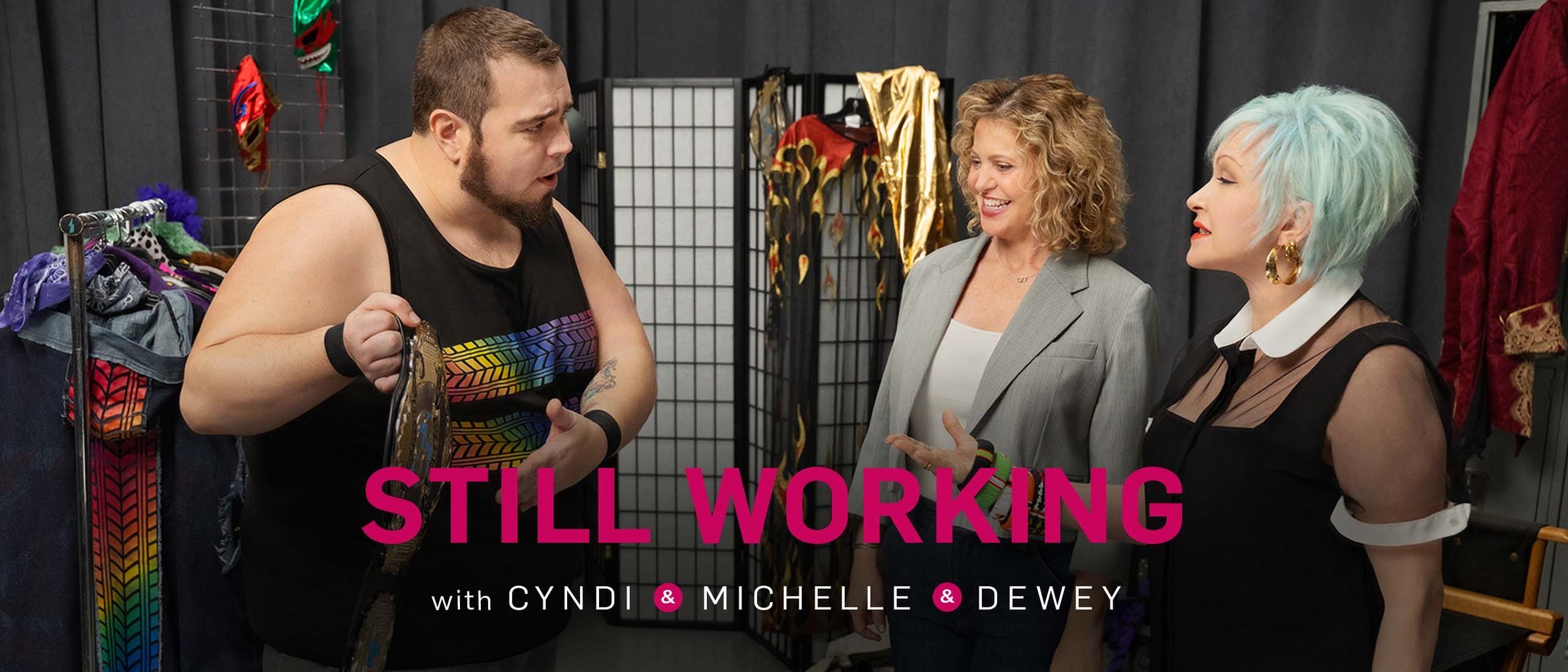 Cyndi Lauper, Chef Michelle Bernstein and Dewey