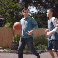 Dribbling basketball