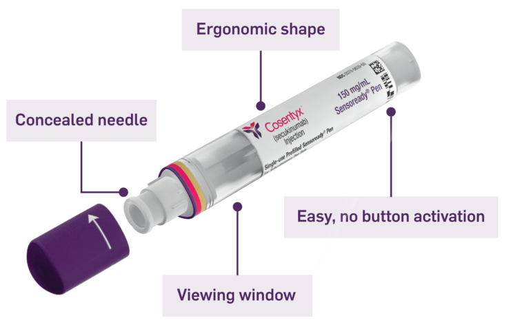 COSENTYX Sensoready Pen self-injection medication