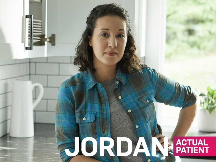 Jordan is an actual Cosentyx patient.