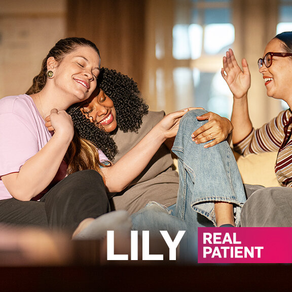 Lily is a real patient. Individual results mary vary. Lily was compensated for her time.
